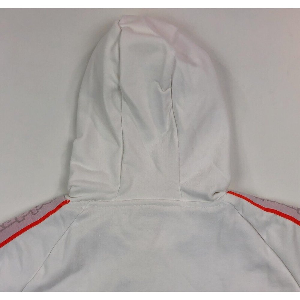 Kappa Logo Tape Apet 2 Mens XL White Regular Fit Pullover Hoodie Sweatshirt - Picture 12 of 12